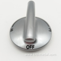 Oven Rotary Plastic Chrome Control Button 6Mm